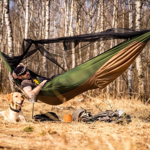 Adventure Hero XXL: [1p] Portable Hammock+Anti-bugs Net+Thermal pocket [Outdoor/Camping] - Image 4