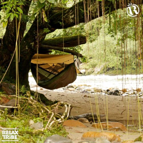 Adventure Moskito Thermo: [1p] Portable Travel Hammock+Anti-bugs Net [Outdoor/Camping] - Image 4