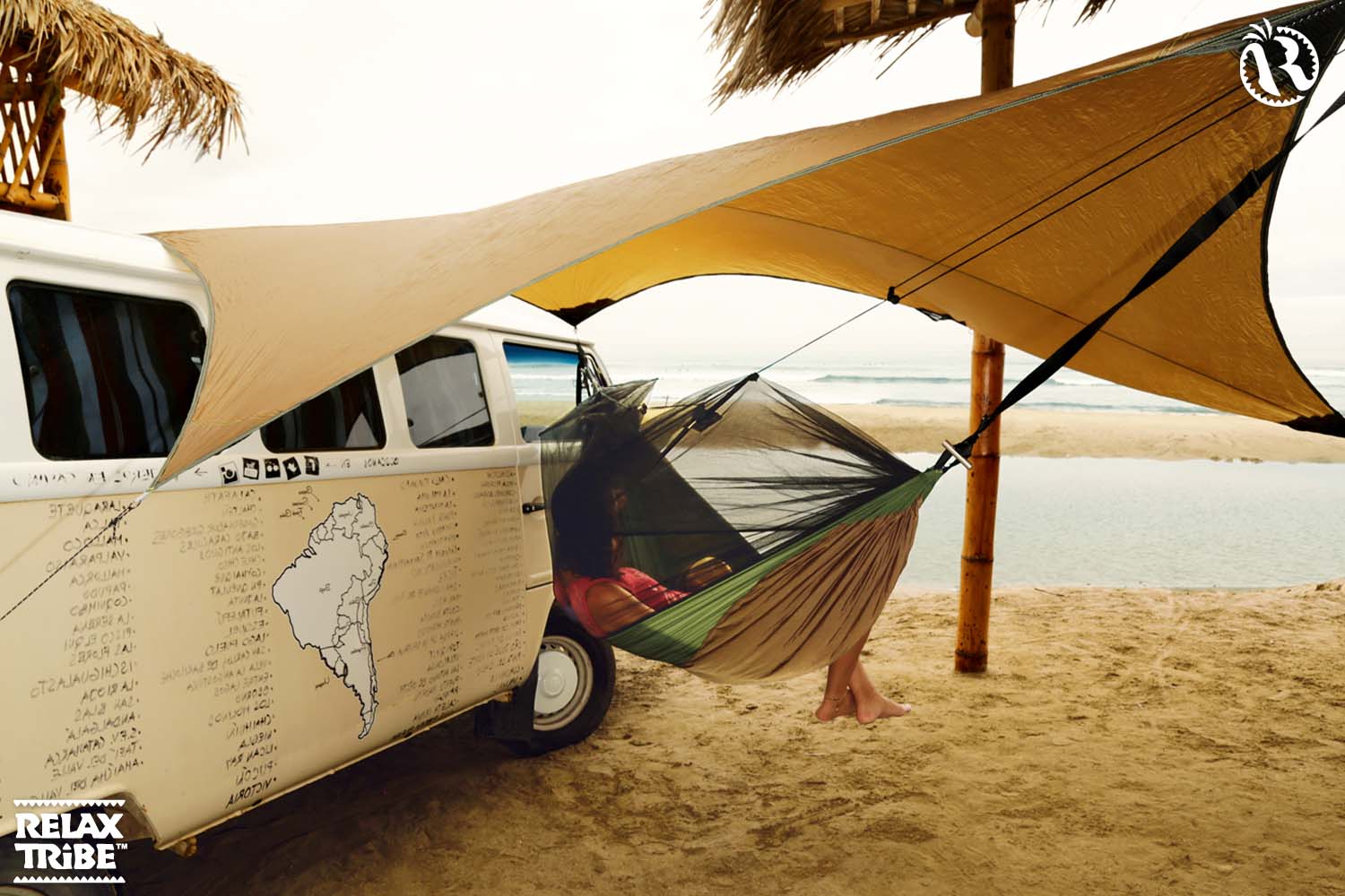 adventure-moskito-thermo-single-portable-travel-hammock-anti-bugs-net-outdoor-camping-brown-green-vanlife-beach