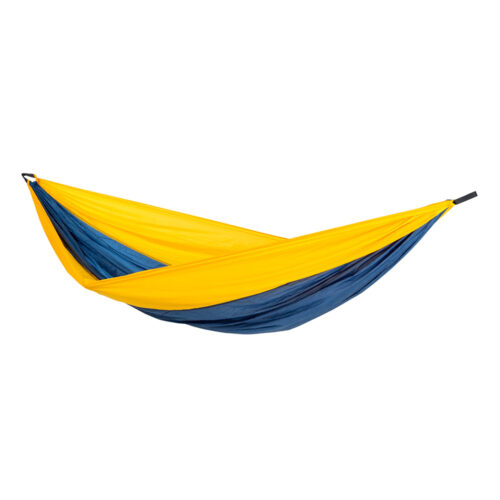 Adventure XXL Nemo: [2-3p] XXL Portable Travel Hammock [Outdoor/Camping] Blue+Yellow
