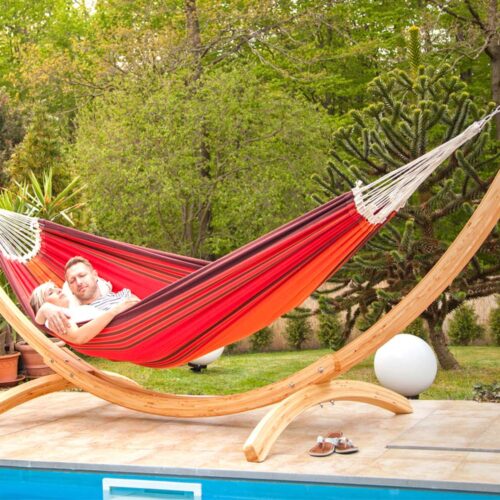 Arcus: FSC Larch Wood XXL Stand for Hammock length 340-420cm [Home&Garden] - Image 5
