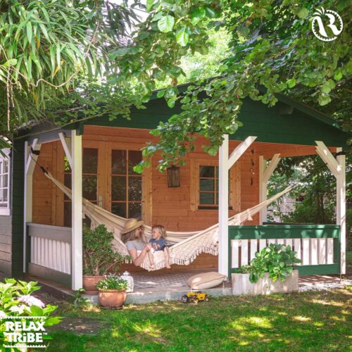 Bossanova Latte: [2-3p] XXL Brazilian Eco-Hammock w/ Fringes [100%Organic Cotton] Handmade - Image 4