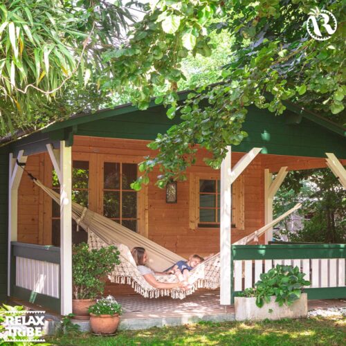 Bossanova Muscade: [2-3p] XXL Brazilian Eco-Hammock w/ Fringes [100%Organic Cotton] Handmade - Image 4