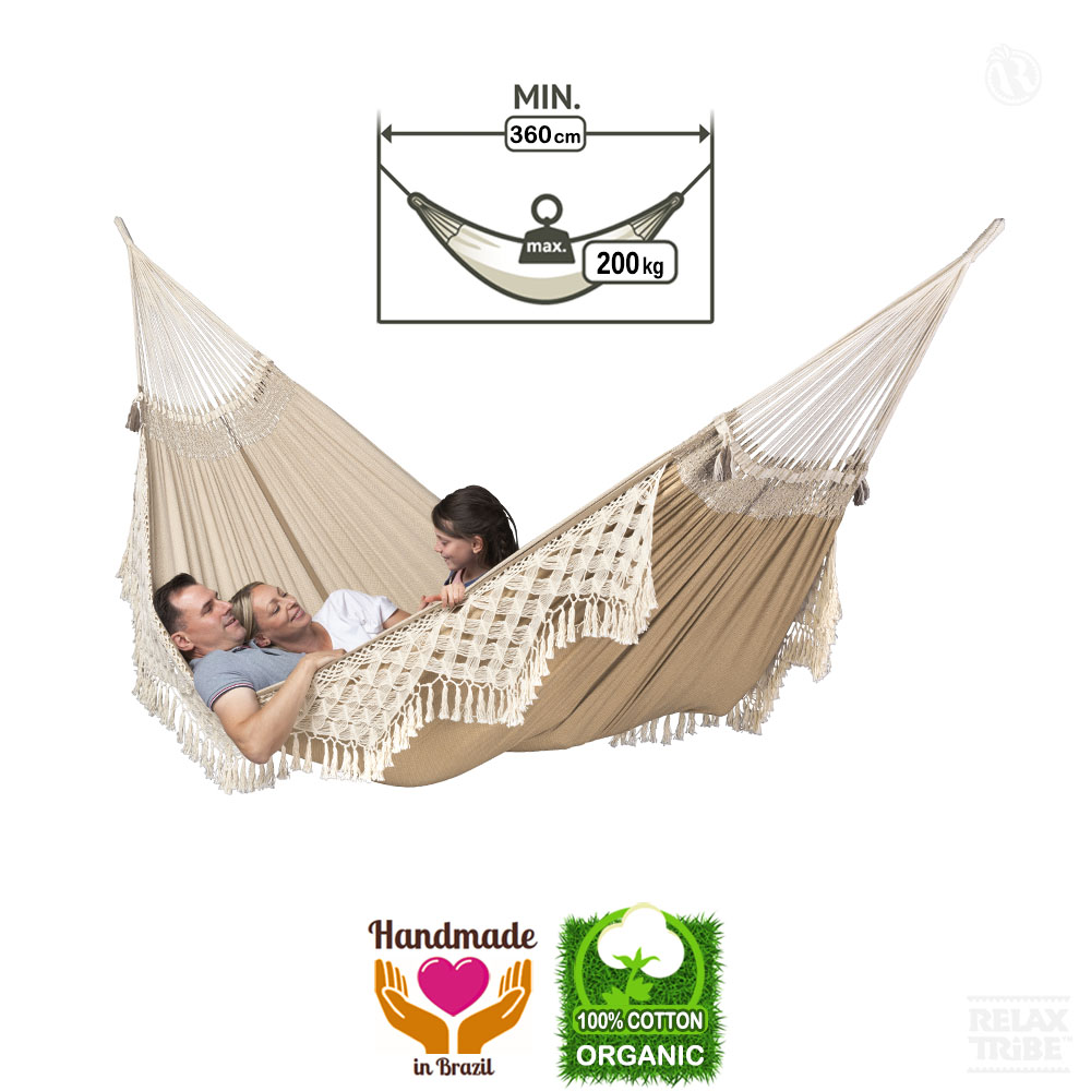 bossanova-muscade-family-xxl-brazilian-eco-hammock-with-fringes-pure-organic-cotton-handmade-light-brown-sand-detail-spec
