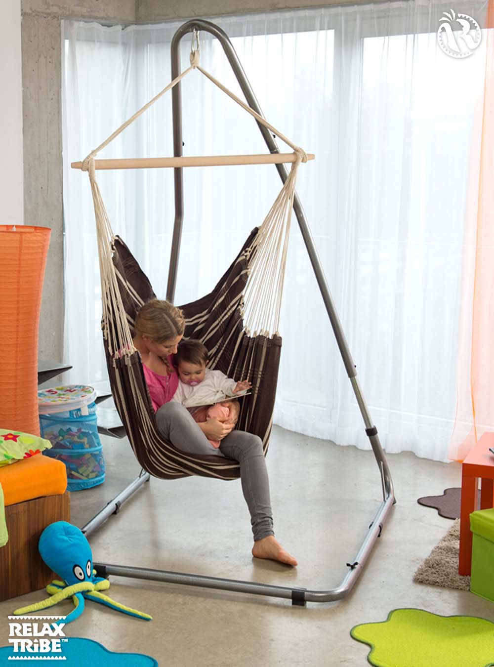 brasil-mocca-single-double-xl-hammock-chair-recycled-cotton-handmade-brown-ecru-kids-baby-bedroom-metal-stand