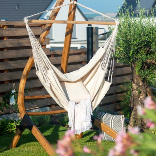 Calma Nature: FSC Wood Stand for Hanging Chair [Adjust. Height] Home & Garden - Image 5