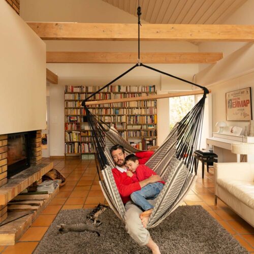 CasaMount Black: Multi-purpose Hanging Kit for Hammock-Chairs [All-included] Home&Garden - Image 4