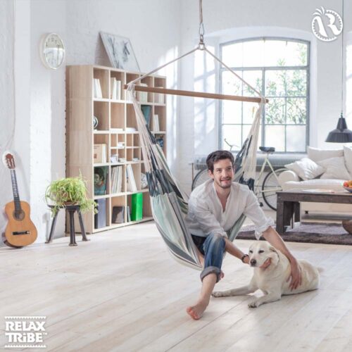 Domingo Cedar: Weatherproof Lounger Hammock Chair [FSC Wood/Home&Garden] Handmade - Image 2