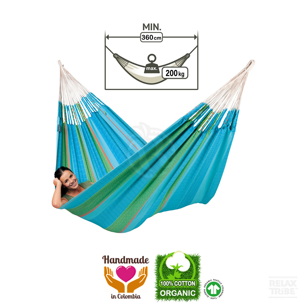 flora-curacao-family-xxl-eco-hammock-pure-organic-cotton-handmade-turquoise-blue-green-patterns-detail-spec