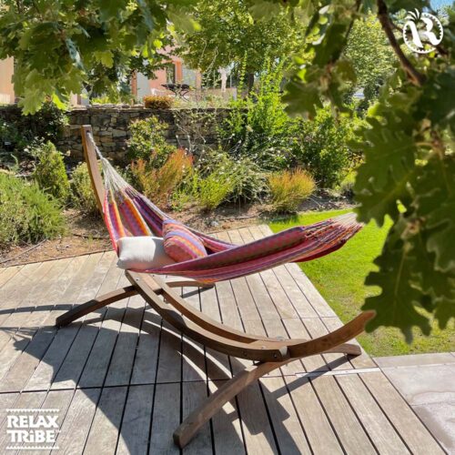 Flora Flowers: XXL Eco-Hammock [100%Organic Cotton] Handmade - Image 3