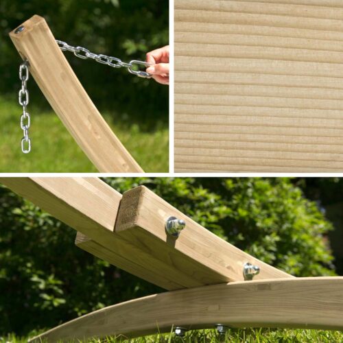 Kronos: FSC Wood Stand for Hammock length 270-320cm [Home&Garden] - Image 3