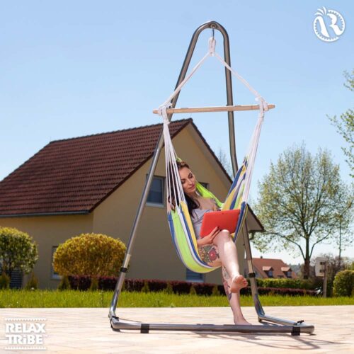 Luna RockStone: Steel Stand for Hanging Chair [Adjust. Height] Home&Garden - Image 4