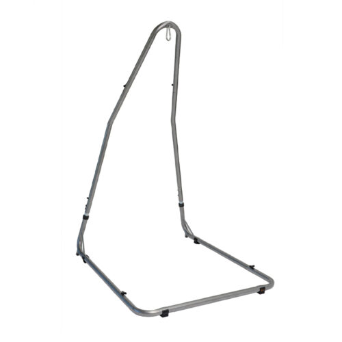 Luna RockStone: Steel Stand for Hanging Chair [Adjust. Height] Home&Garden [Metallic/Silver]