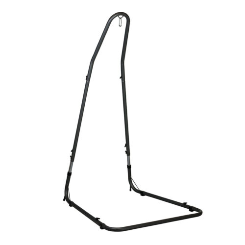 Mediterráneo Anthracite: Steel Stand for Hanging Chair [Adjust. Height] Home&Garden [Black/Dark Grey]