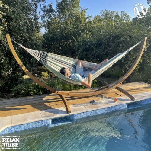 Modesta Olive: XL Eco-Hammock [100%Organic Cotton] Handmade - Image 3