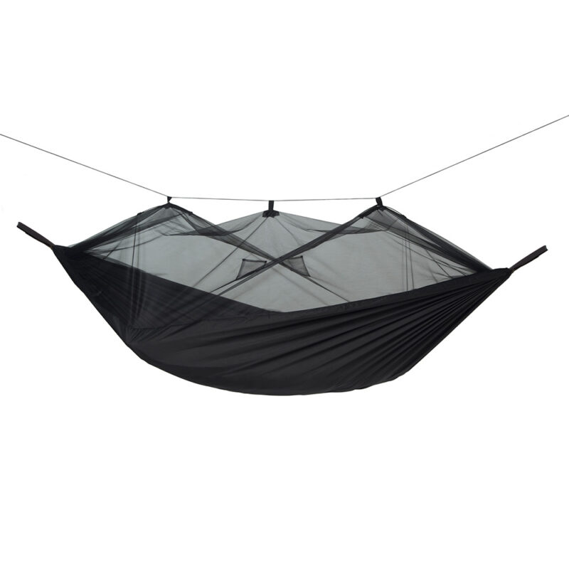 Moskito-Traveller Extreme: [1p] Portable Travel Hammock+Anti-bugs Net [impreg.] Outdoor/Camping [Black]