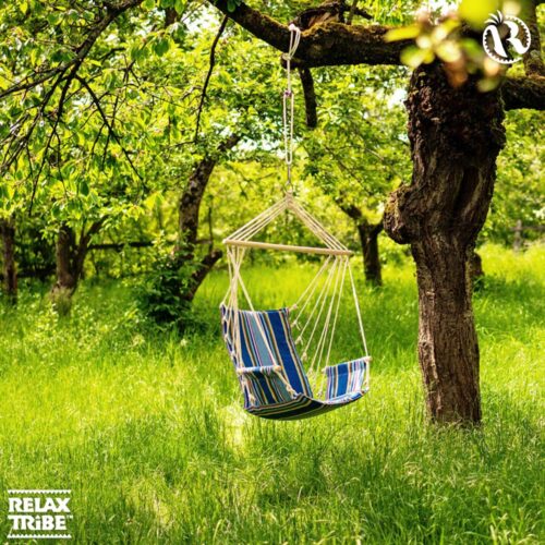 Palau Ocean: [1p] Padded-Hammock Chair with Armrests [Recycled Cotton] - Image 4