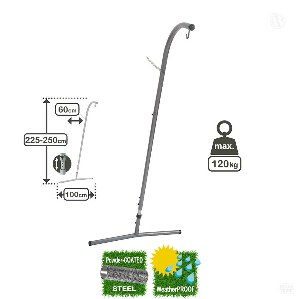 Palmera: Steel Stand for Hanging Chair [Adjust. Height] Home&Garden-specs