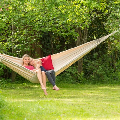 Paradiso Natura: [2-3p] XXL Brazilian Eco-Hammock [100%Cotton-Recycled] Handmade - Image 3