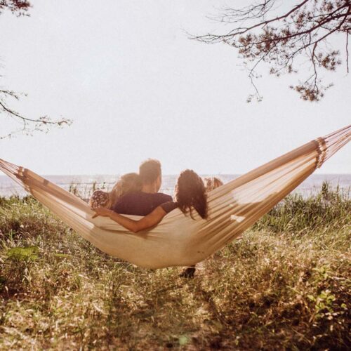 Paradiso Natura: [2-3p] XXL Brazilian Eco-Hammock [100%Cotton-Recycled] Handmade - Image 4