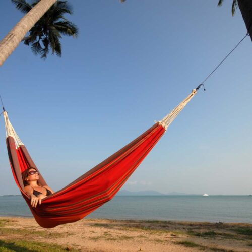 Paradiso Terracotta: [2-3p] XXL Brazilian Hammock /Handmade - Image 4