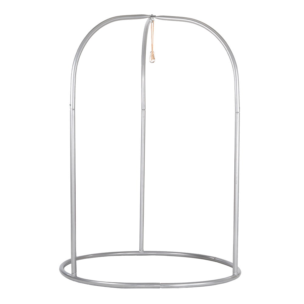 Romano Silver: Steel Stand for Hanging Chair [Adjust. Suspension] Home&Garden