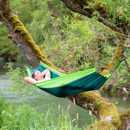 Silk Traveller Forest: [1p] Portable Travel Hammock for Outdoor/Camping - Image 3