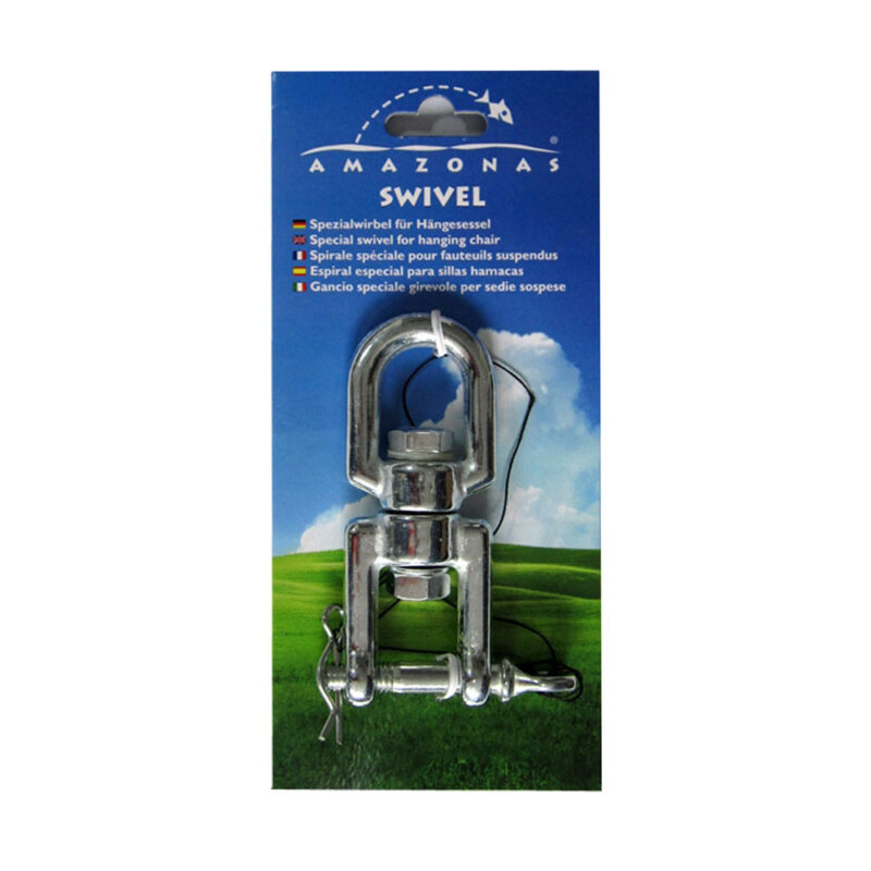 Swivel 360: Special Swivel for Rotative Suspension of Hanging Chairs /Silver