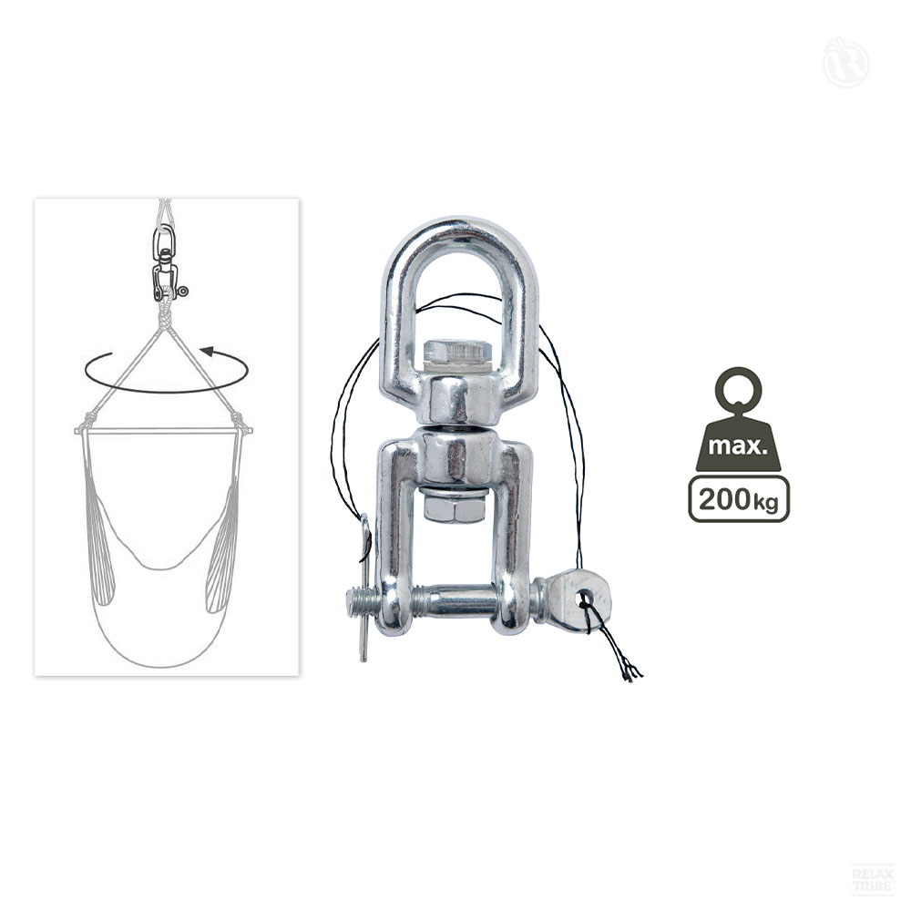 Swivel 360: Special Swivel for Rotative Suspension of Hanging Chairs-specs