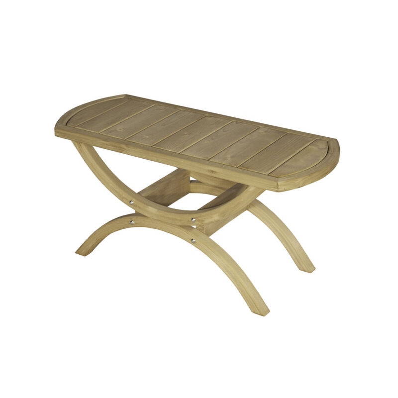 Tavolino: Weatherproof Side Table [FSC Wood] for Home & Garden