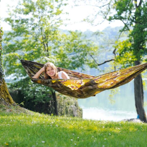 Travel Set Camouflage: [1p] Portable Travel Hammock w/ Suspension [Outdoor/Camping] - Image 4