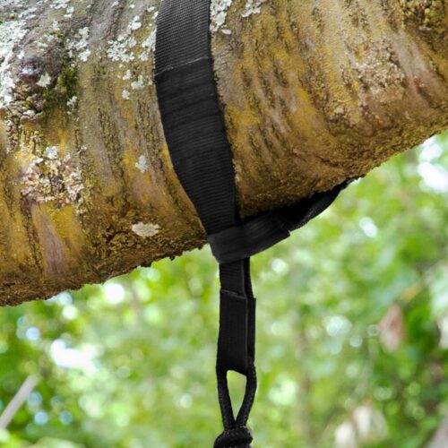 TreeMount Black: Easy-Adjust. Hanging Kit for Hammock-Chairs [Pole+Tree-Friendly] Home&Garden - Image 4